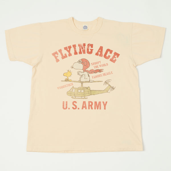 TOYS McCOY Snoopy 'Flying Ace' Tee - Natural