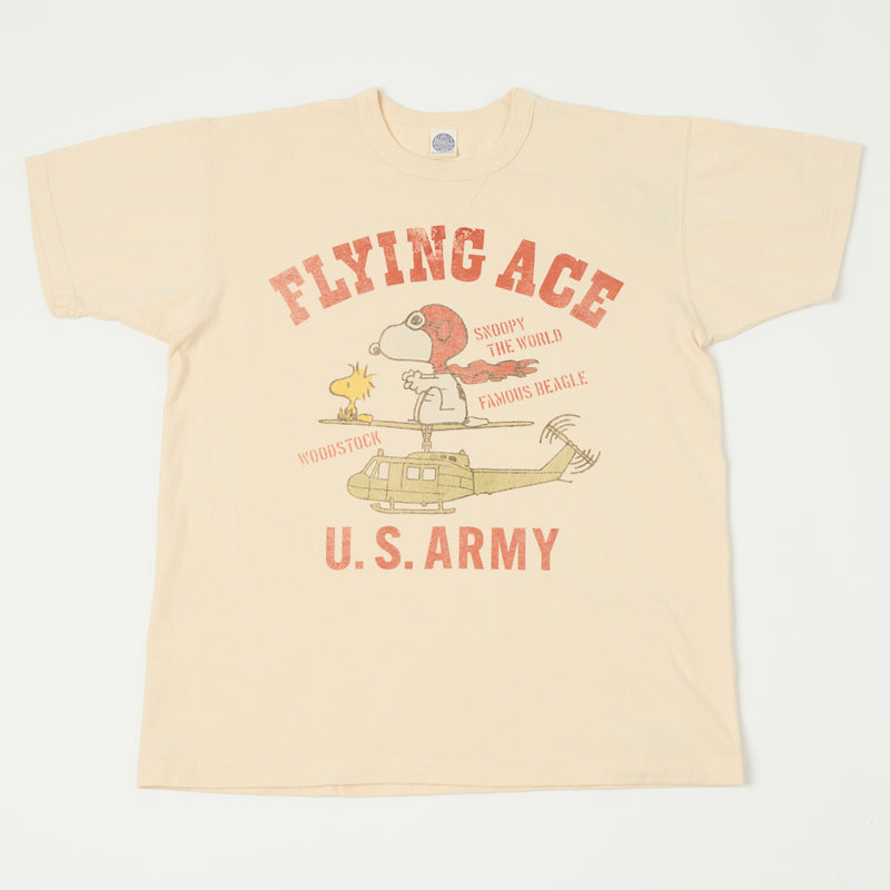 TOYS McCOY Snoopy 'Flying Ace' Tee - Natural