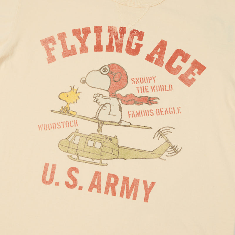 TOYS McCOY Snoopy 'Flying Ace' Tee - Natural