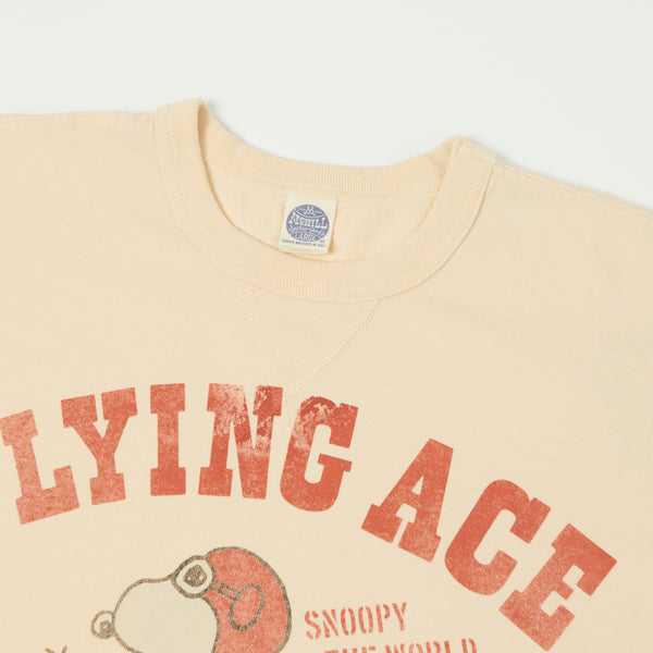 TOYS McCOY Snoopy 'Flying Ace' Tee - Natural