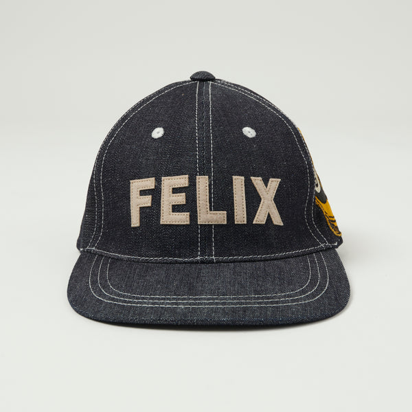 TOYS McCOY Felix The Cat '105th Anniversary' Denim Baseball Cap - Indigo