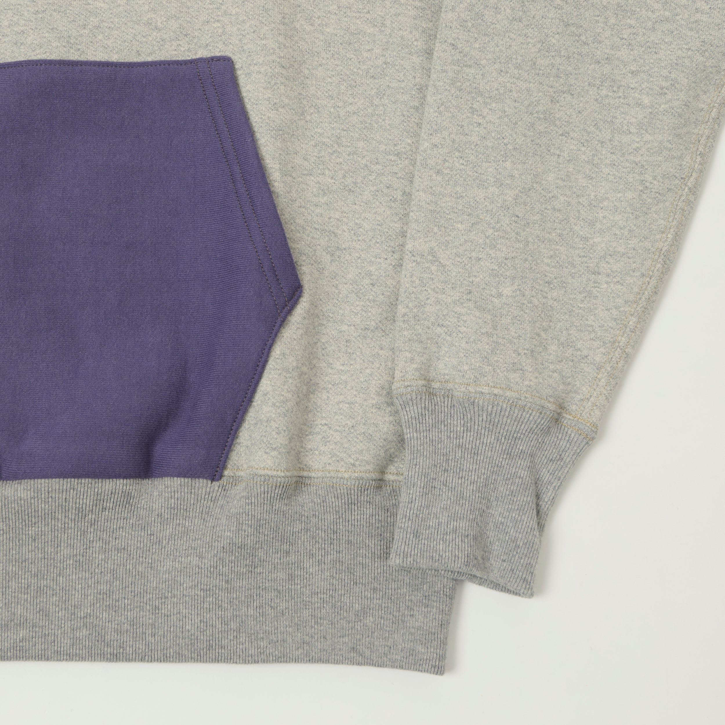 TOYS McCOY 'Snoopy Wingman' Parka Sweat - Grey/Faded Blue