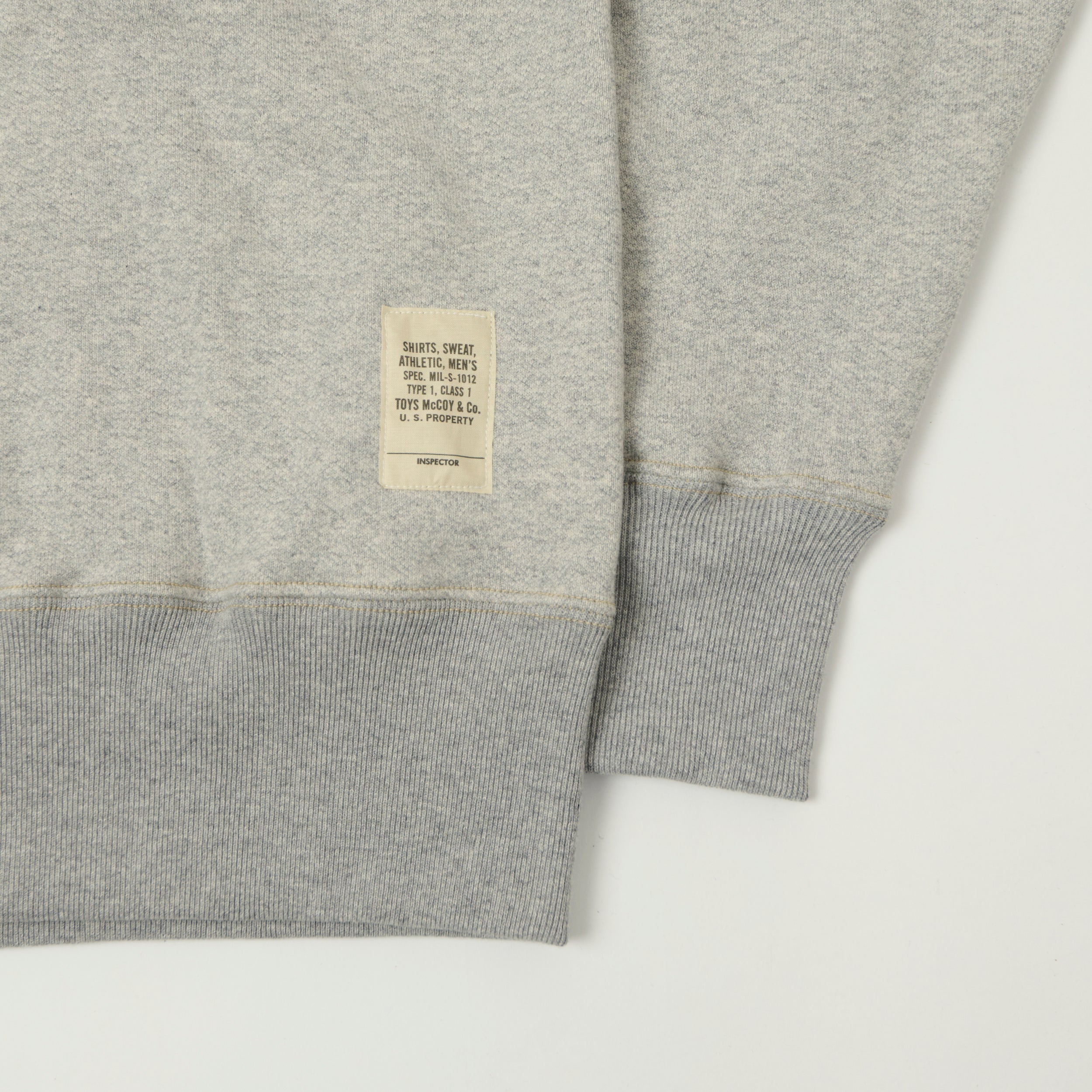 TOYS McCOY 'Snoopy Wingman' Parka Sweat - Grey/Faded Blue