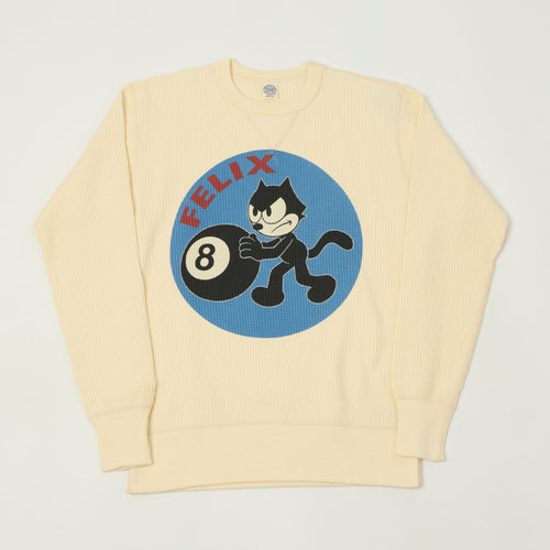 TOYS McCOY Felix '8 Ball' Thermal Sweatshirt - Natural