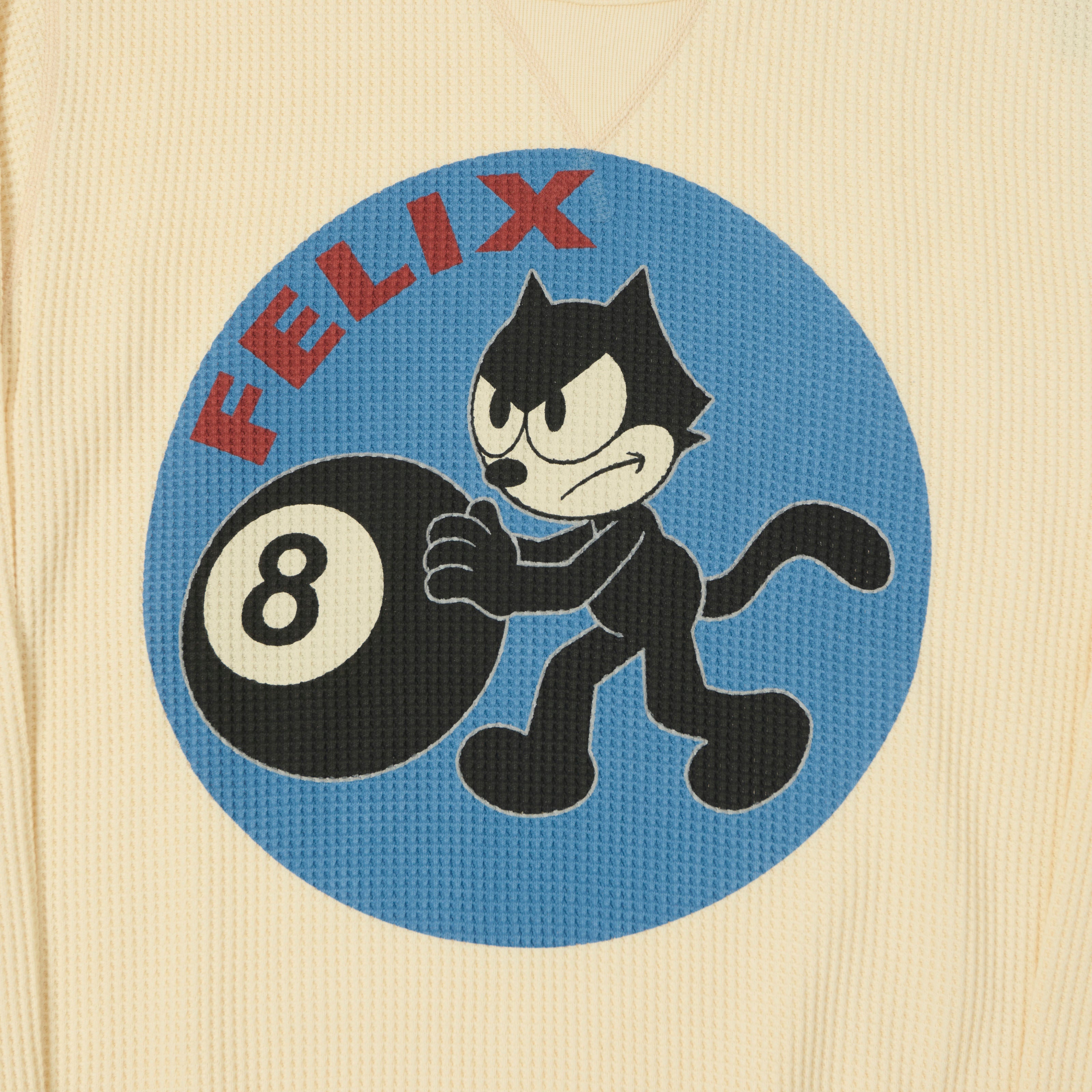 TOYS McCOY Felix '8 Ball' Thermal Sweatshirt - Natural