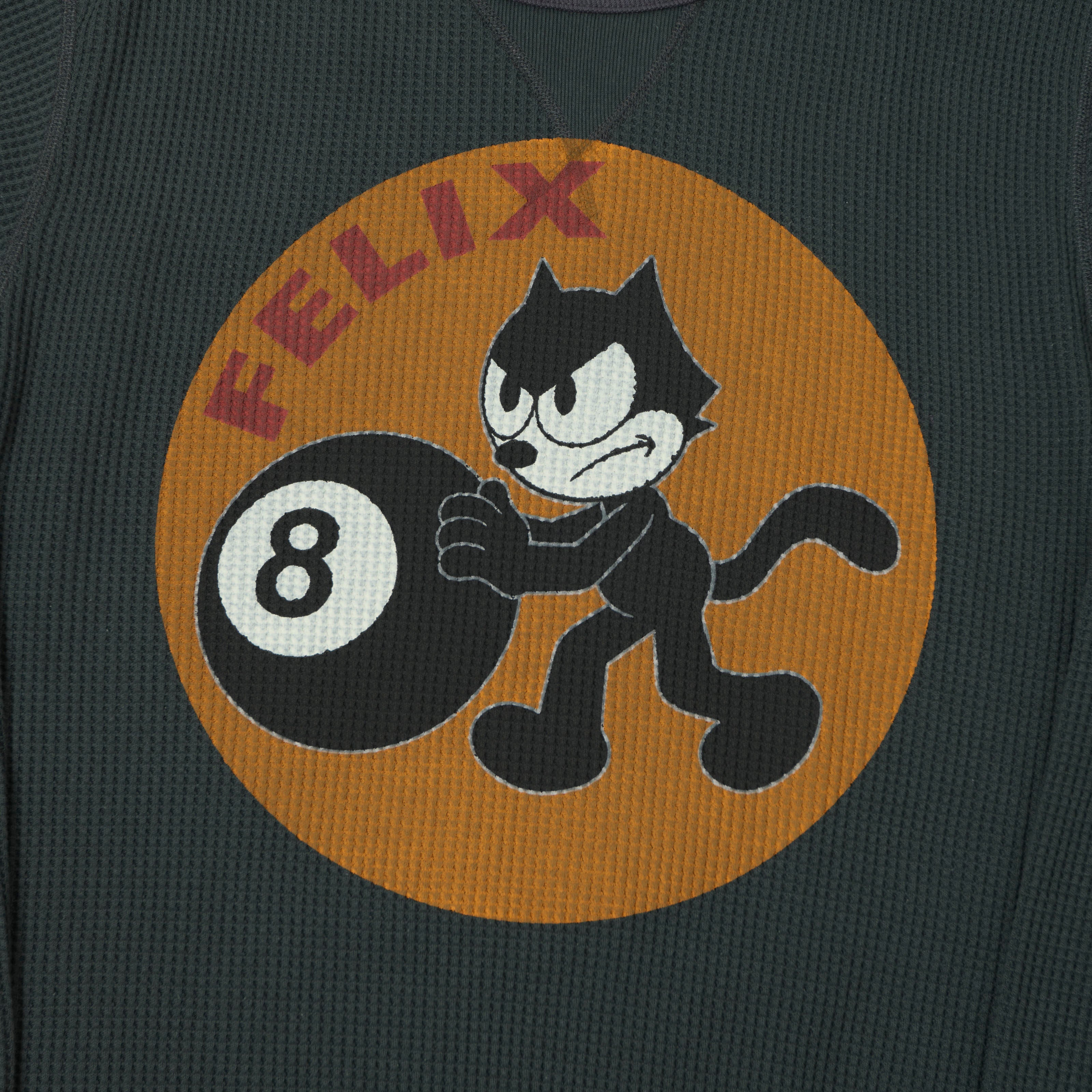 TOYS McCOY Felix '8 Ball' Thermal Sweatshirt - Black – SON OF A STAG