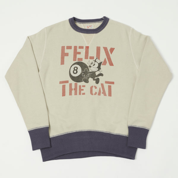 TOYS McCOY '8 Ball' Felix The Cat Print Sweatshirt - Sand/Grey