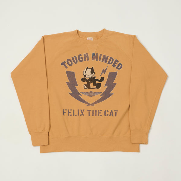 TOYS McCOY Felix The Cat 'Tough Minded' Sweatshirt - Gold