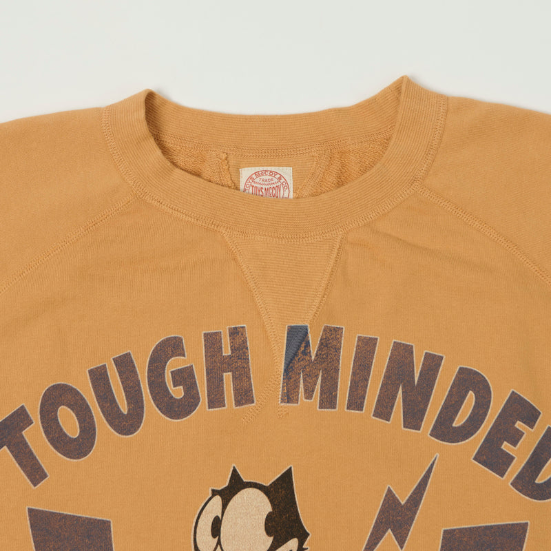 TOYS McCOY Felix The Cat 'Tough Minded' Sweatshirt - Gold