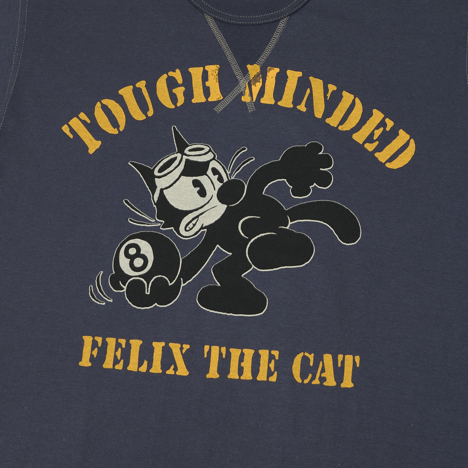 TOYS McCOY Felix The Cat 'Tough Minded' T-Shirt - Navy