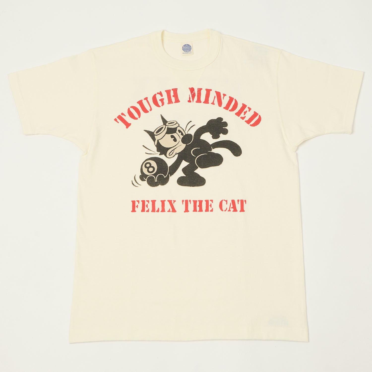 TOYS McCOY Felix The Cat 'Tough Minded' T-Shirt - Off White