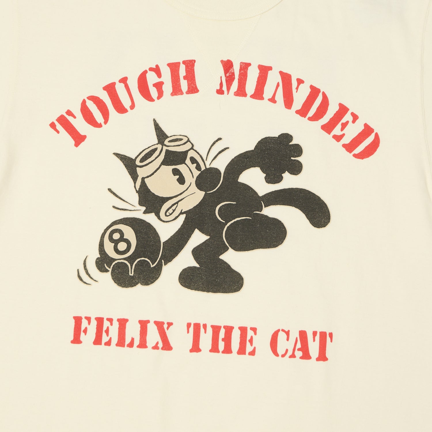 TOYS McCOY Felix The Cat 'Tough Minded' T-Shirt - Off White