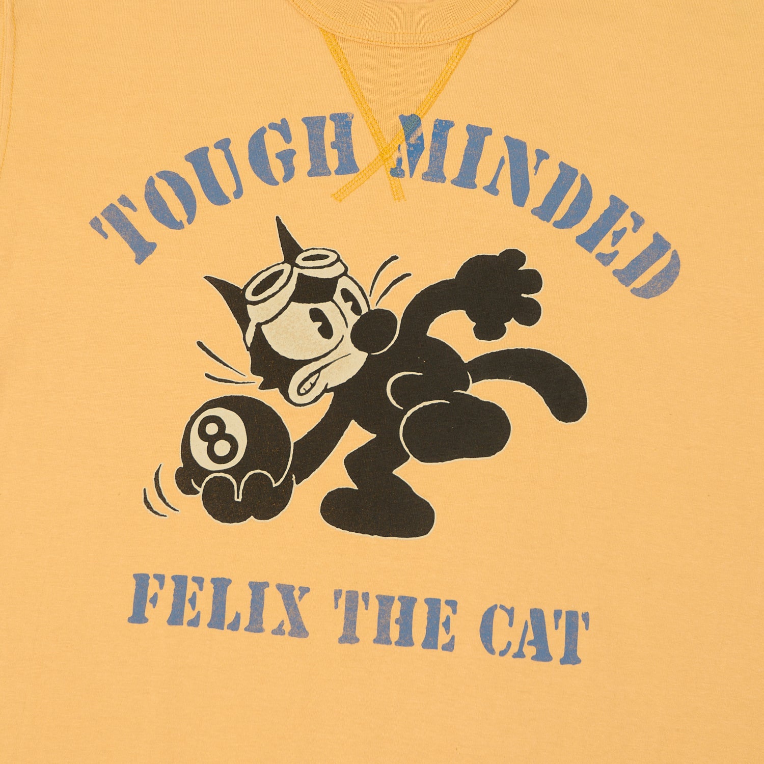 TOYS McCOY Felix The Cat 'Tough Minded' T-Shirt - Yellow