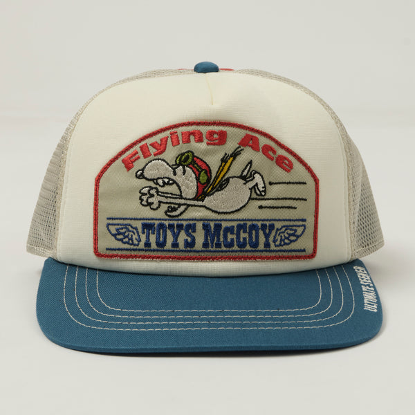 TOYS McCOY Snoopy 'Flying Ace' Trucker Cap - Grey/Blue
