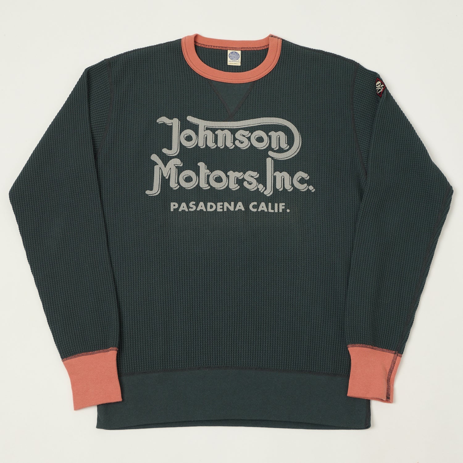 TOYS McCOY 'Johnson Motors' Waffle Knit Sweatshirt - Black