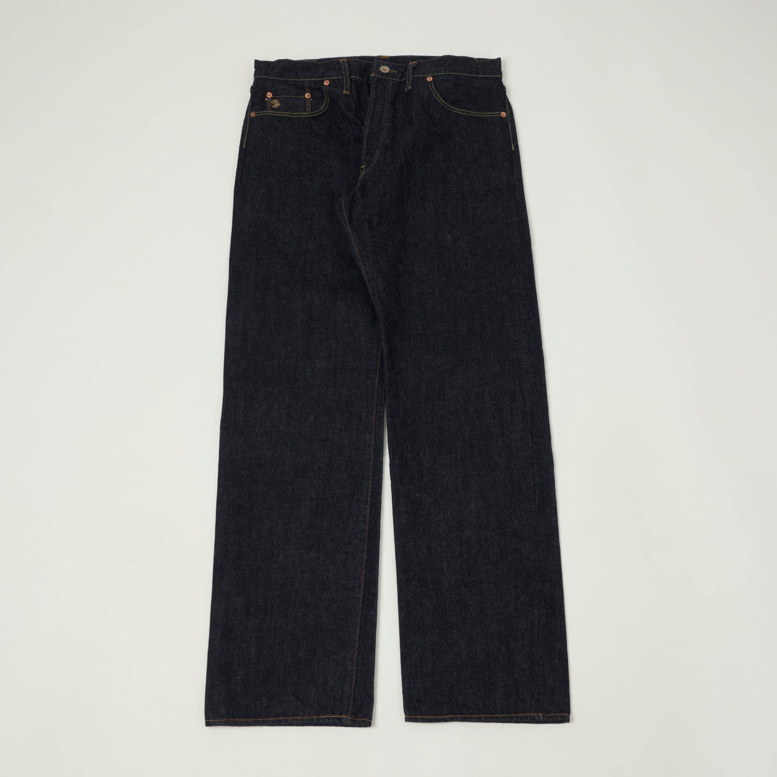 TOYS McCOY 140D 14oz Regular Straight Jean - One Wash