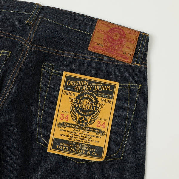 TOYS McCOY Lot. 140D 14oz Regular Straight Jean - One Wash