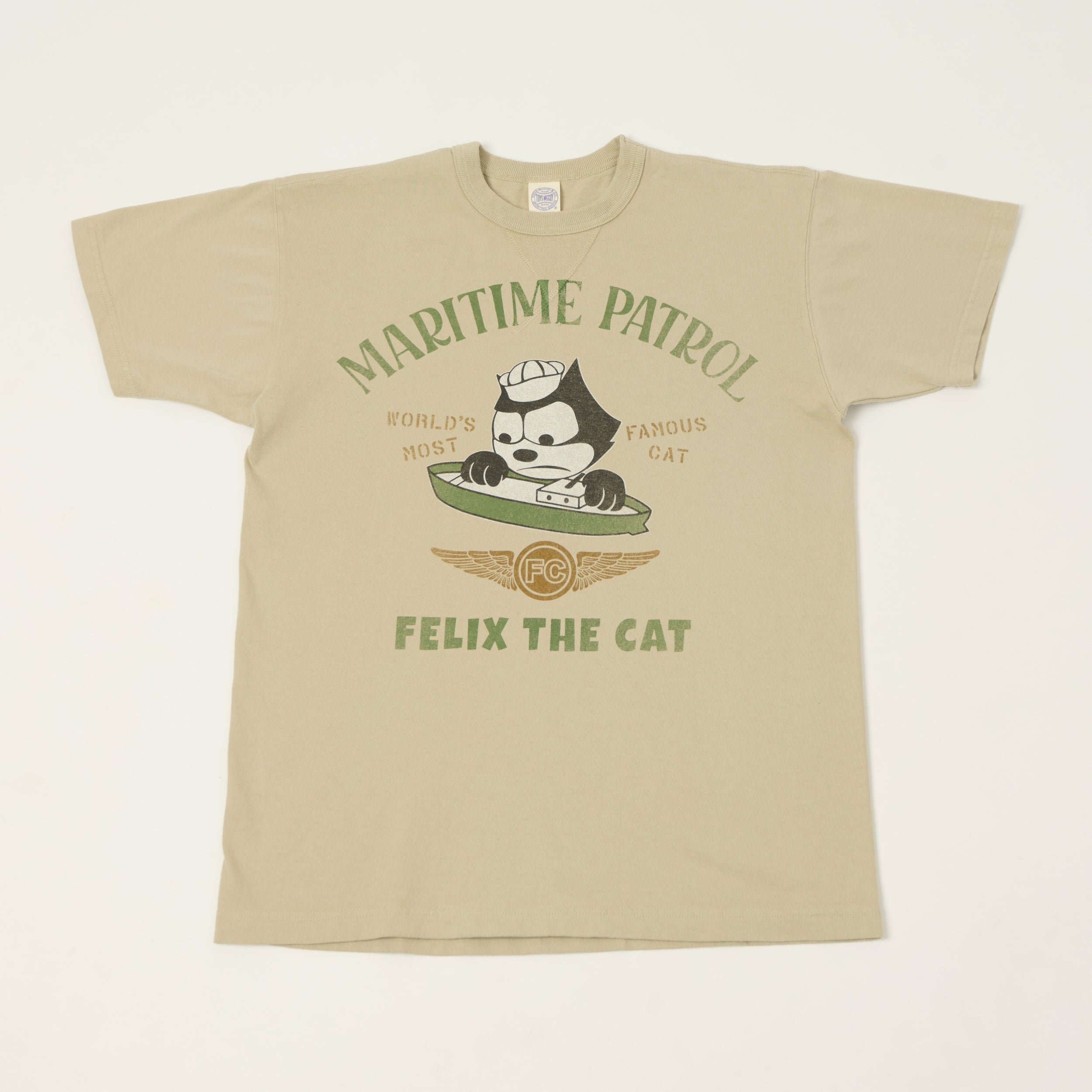 TOYS McCOY Felix The Cat 'Maritime Partrol' T-Shirt - Off White