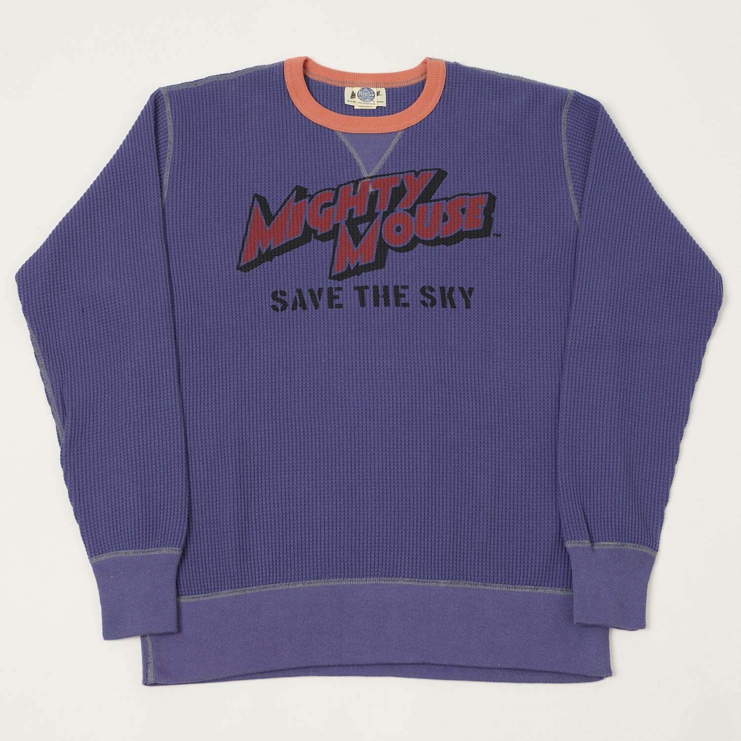TOYS McCOY 'Mighty Mouse' Thermal Sweatshirt - Purple