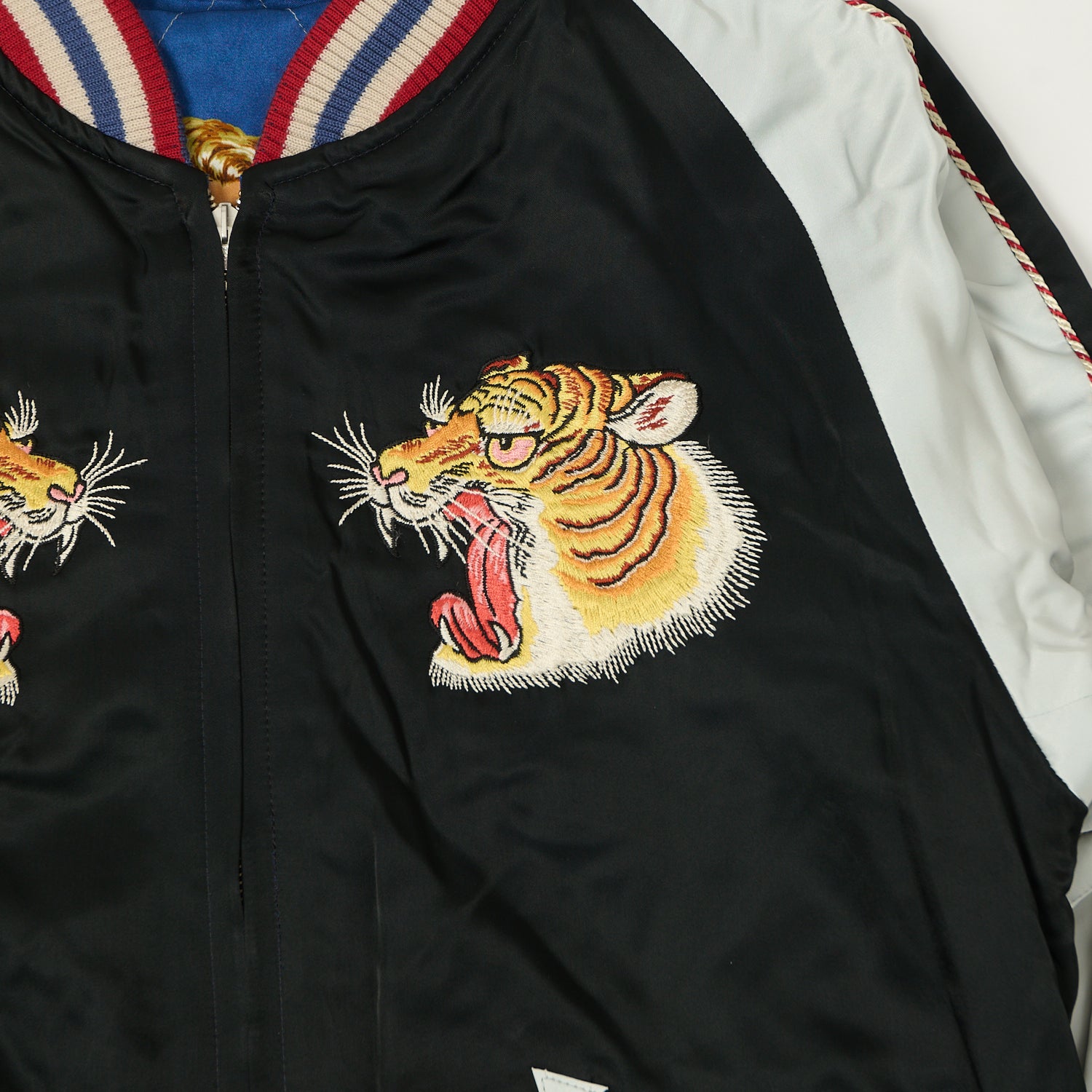 TOYS McCOY Marilyn Monroe Reversible 'Sukajan' Souvenir Jacket - Blue/Black