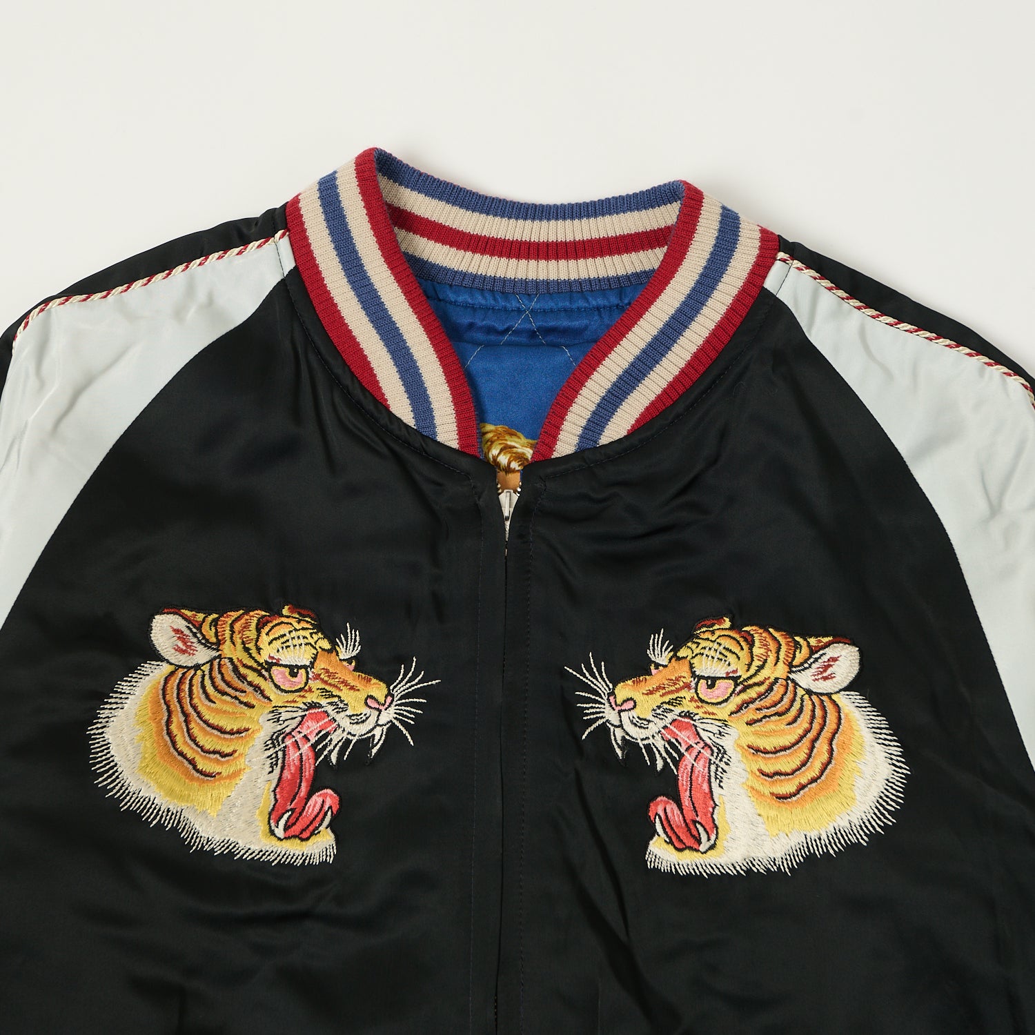 TOYS McCOY Marilyn Monroe Reversible 'Sukajan' Souvenir Jacket - Blue/Black