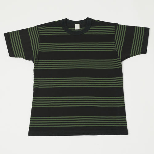 TOYS McCOY Multi Bordered T-Shirt - Green/Black