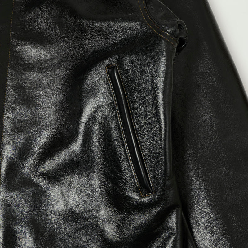 TOYS McCOY U.S. Navy N-1 Horsehide Leather Deck Jacket - Black