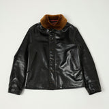 TOYS McCOY U.S. Navy N-1 Horsehide Leather Deck Jacket - Black