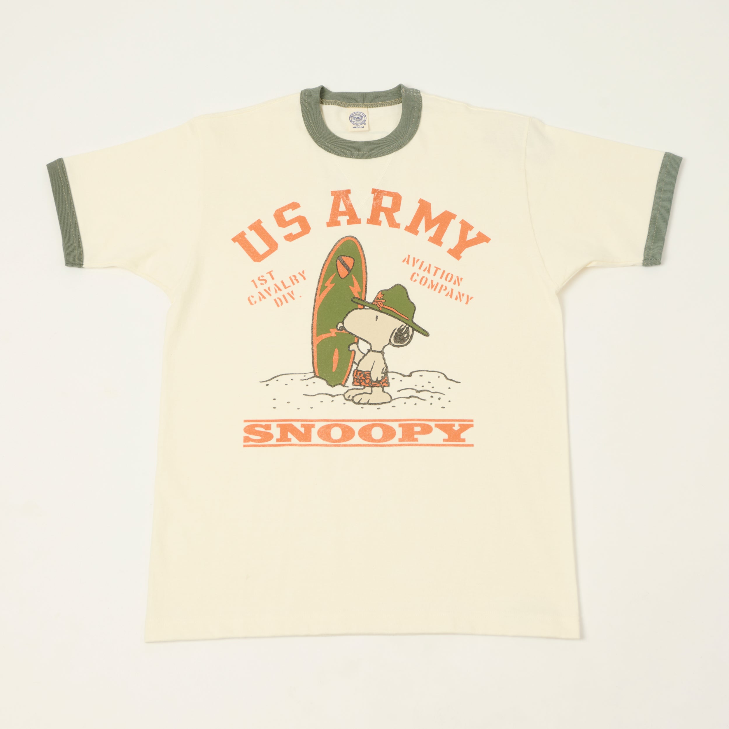 トップス VINTAGE PEANUTS SNOOPY ARMY T-SHIRT TOYS McCOY Snoopy 'U.S. Army' T-Shirt - Off White – SON OF A STAG