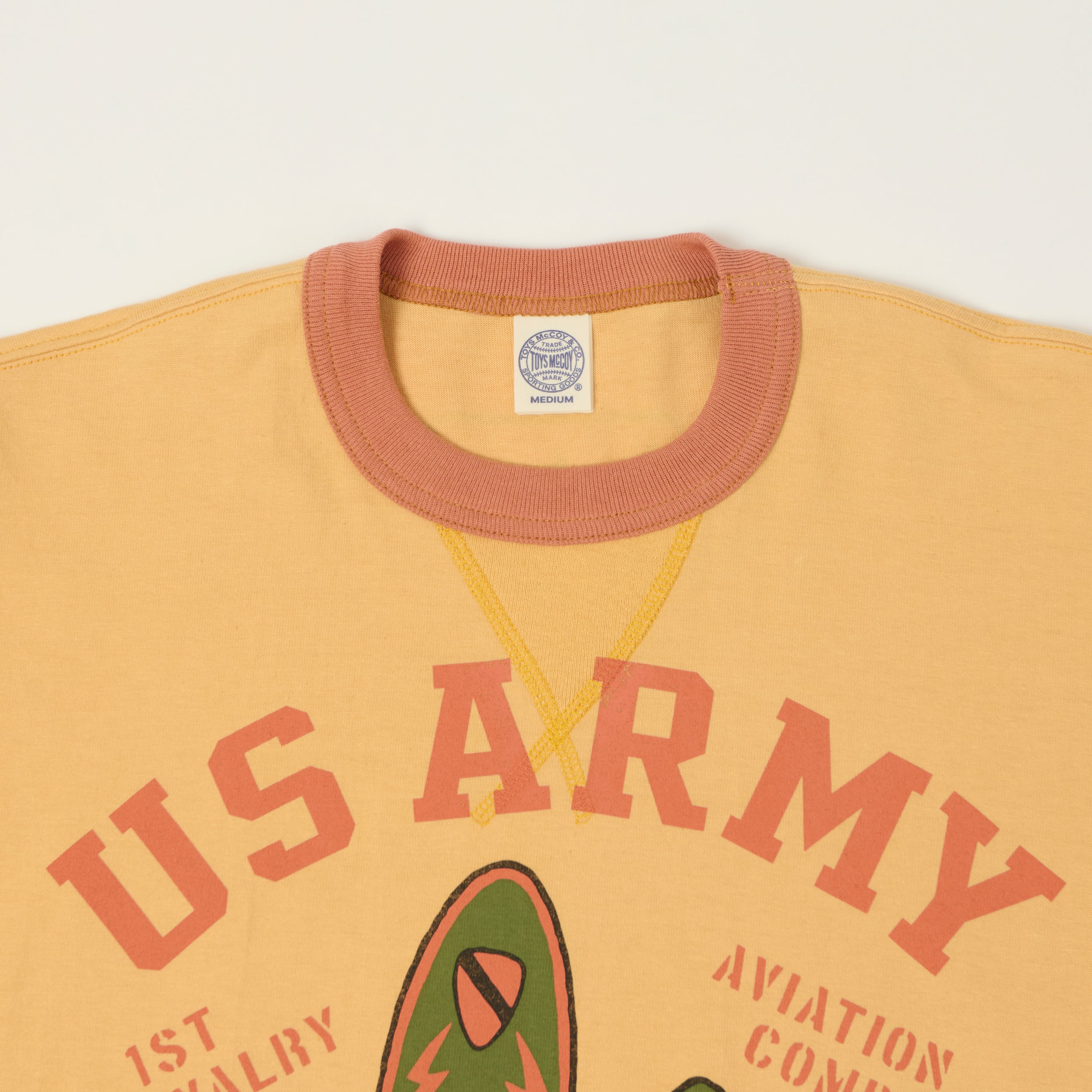 TOYS McCOY Snoopy 'U.S. Army' T-Shirt - Yellow – SON OF A STAG