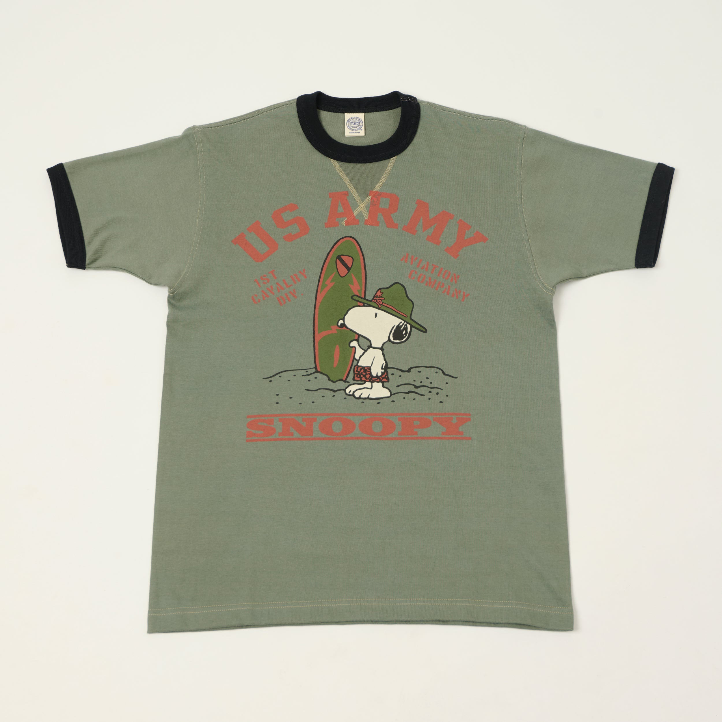 トップス VINTAGE PEANUTS SNOOPY ARMY T-SHIRT TOYS McCOY Snoopy 'U.S. Army' T-Shirt - Green – SON OF A STAG
