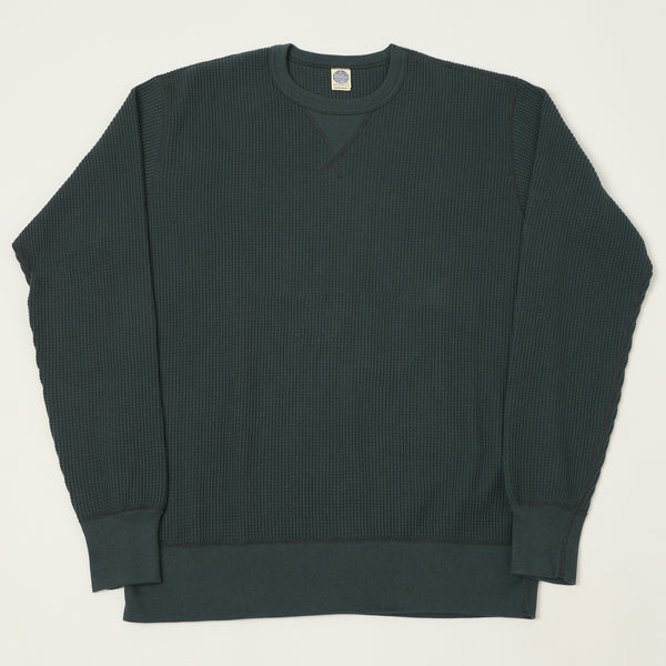 TOYS McCOY Plain Waffle Knit Sweatshirt - Black