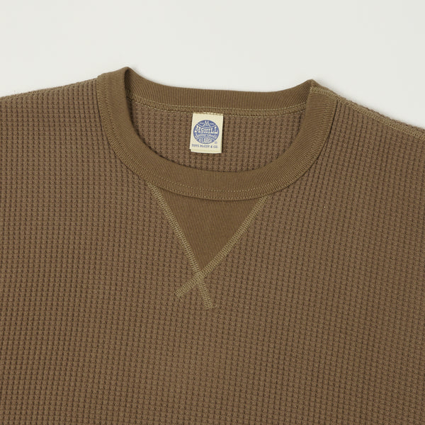 TOYS McCOY Plain Waffle Knit Sweatshirt - Coyote