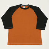 TOYS McCOY Raglan Sleeve Baseball Tee - Orange/Black