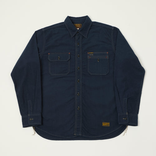 TOYS McCOY 'Sidewinder' Brushed Flannel Work Shirt - Navy
