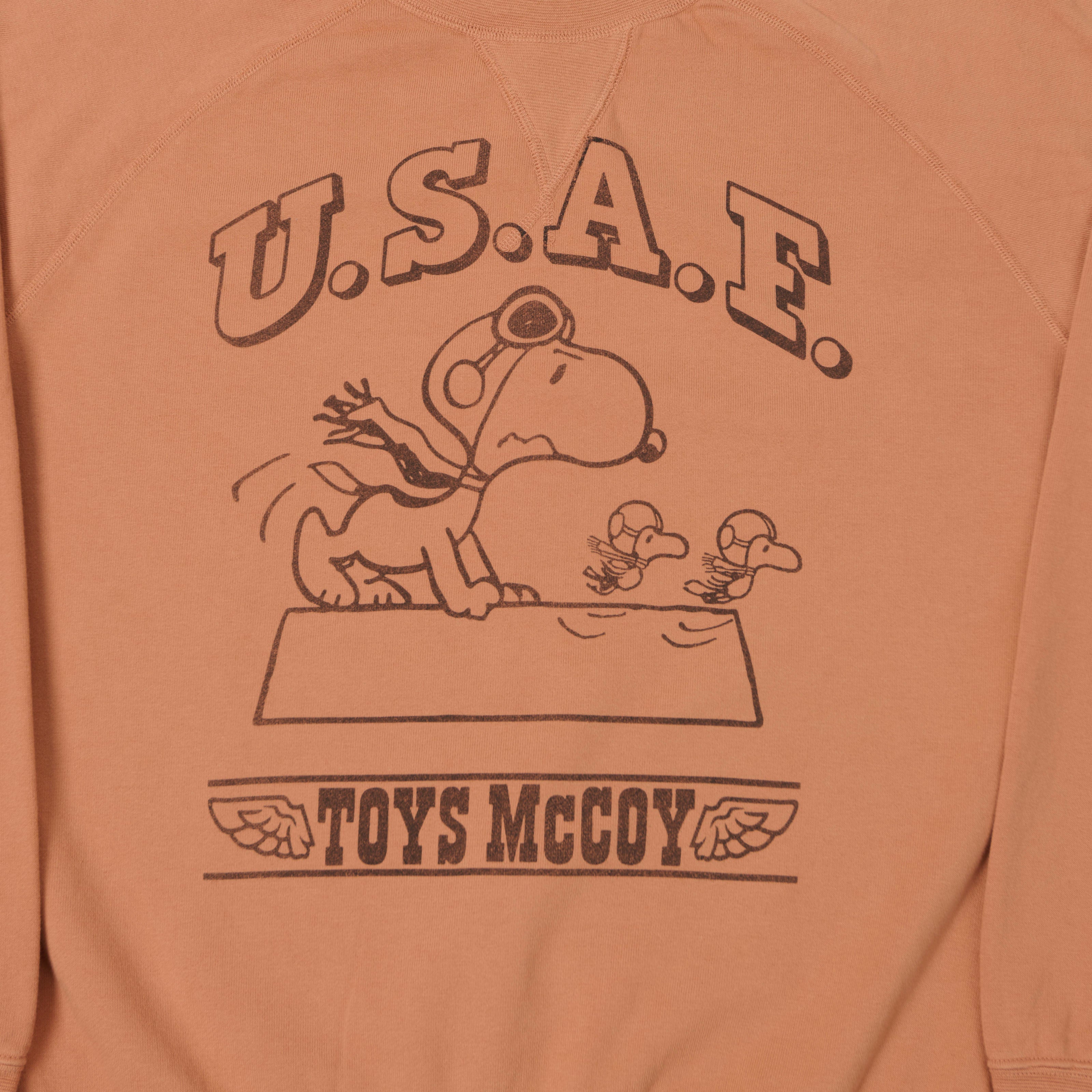 TOYS McCOY Snoopy 'Flying Ace USAF' Sweatshirt - Carrot