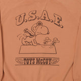 TOYS McCOY Snoopy 'Flying Ace USAF' Sweatshirt - Carrot