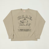 TOYS McCOY Snoopy 'Flying Ace USAF' Sweatshirt - Sand