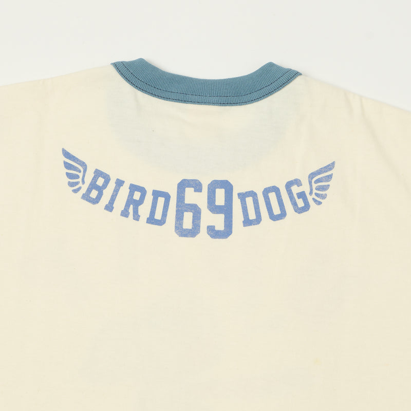 TOYS McCOY 'Snoopy USAF Flying Ace' Ringer Tee - Off White