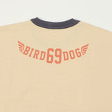 TOYS McCOY 'Snoopy USAF Flying Ace' Ringer Tee - Beige