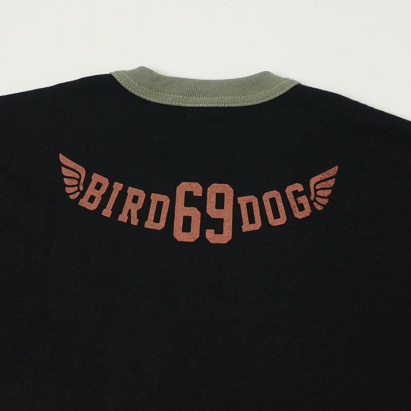 TOYS McCOY 'Snoopy USAF Flying Ace' Ringer Tee - Black