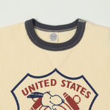 TOYS McCOY Snoopy 'US Coast Guard' Thermal Sweatshirt - Natural