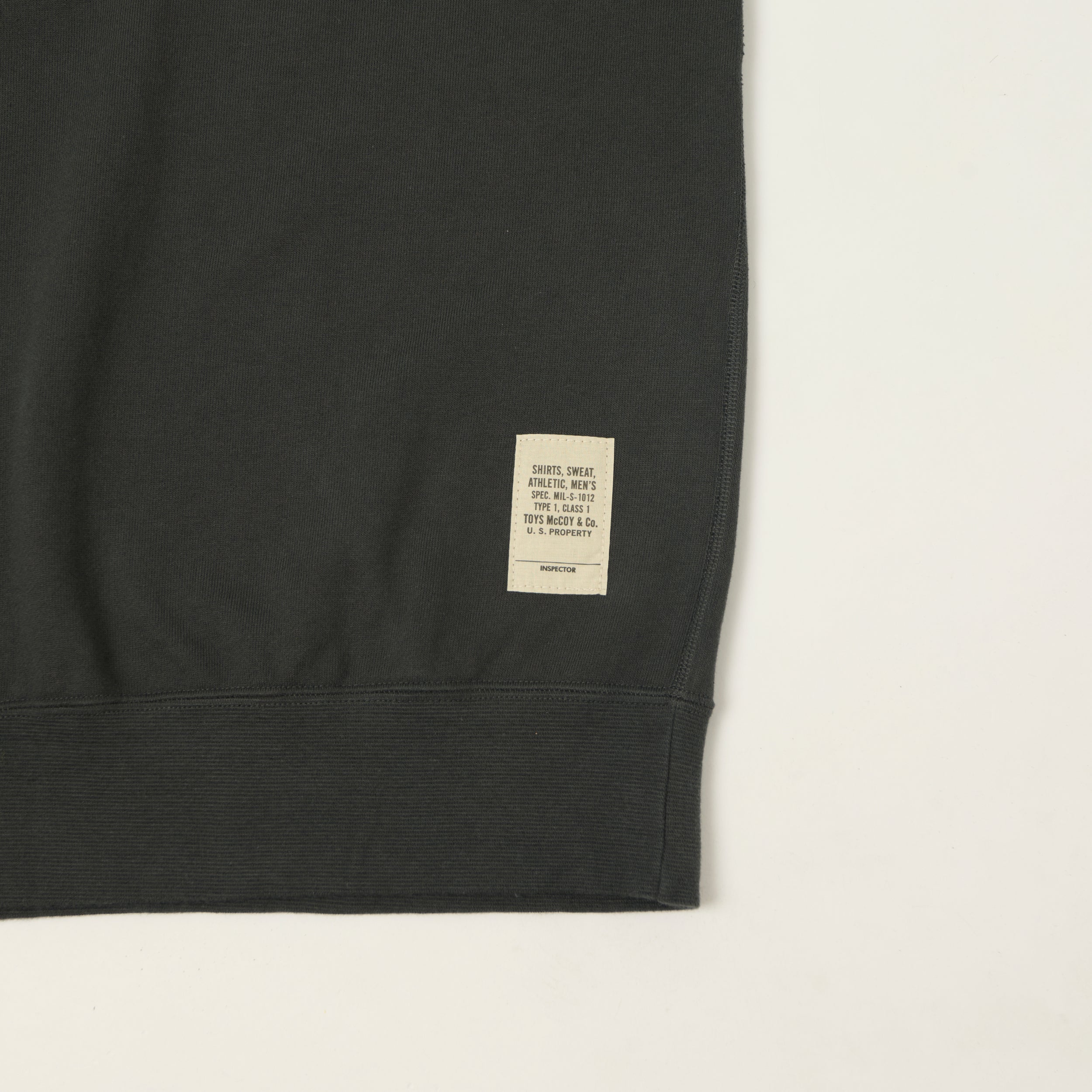 TOYS McCOY Short Sleeve Military Sweatshirt - Black – SON OF A STAG