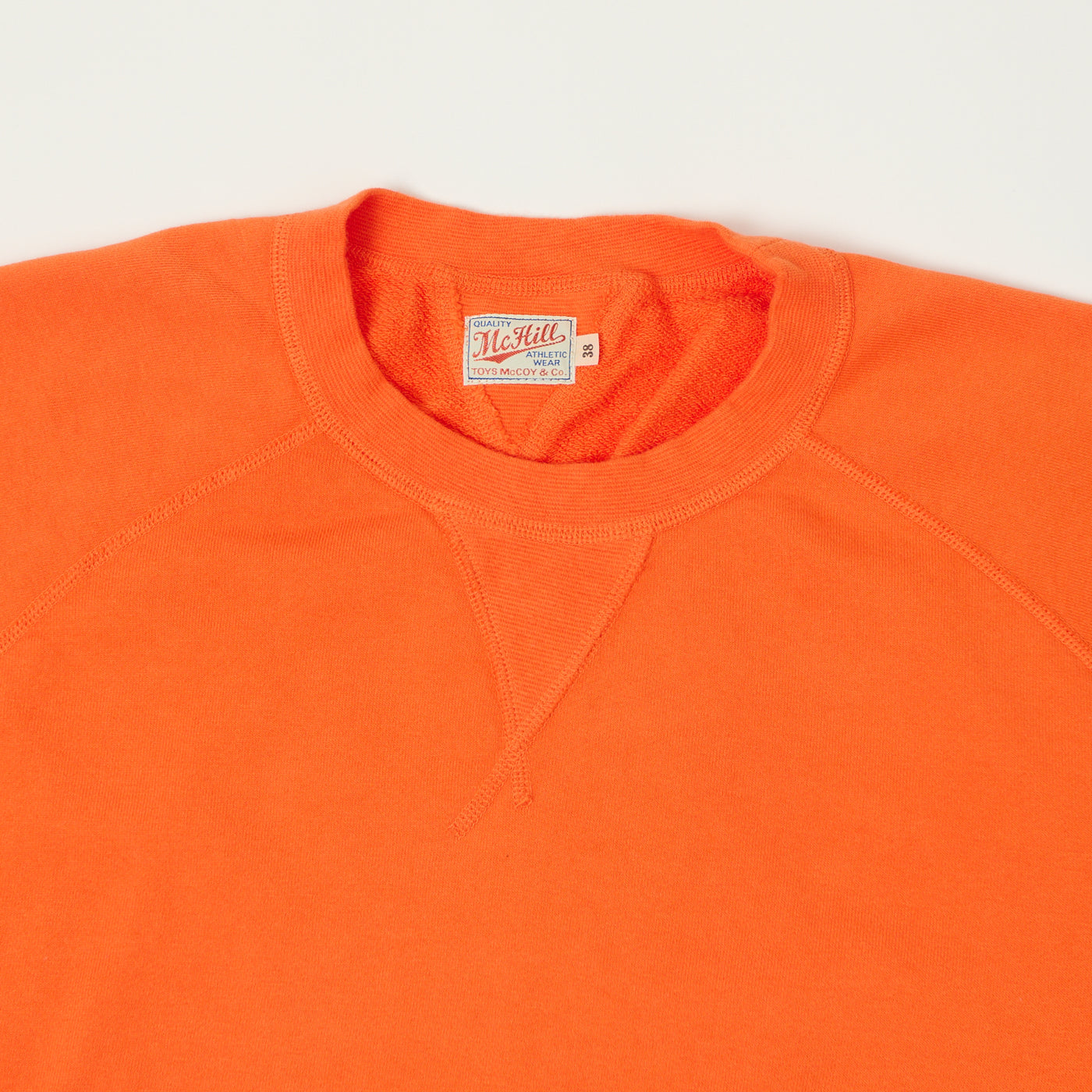 TOYS McCOY Short Sleeve Military Sweatshirt - Orange