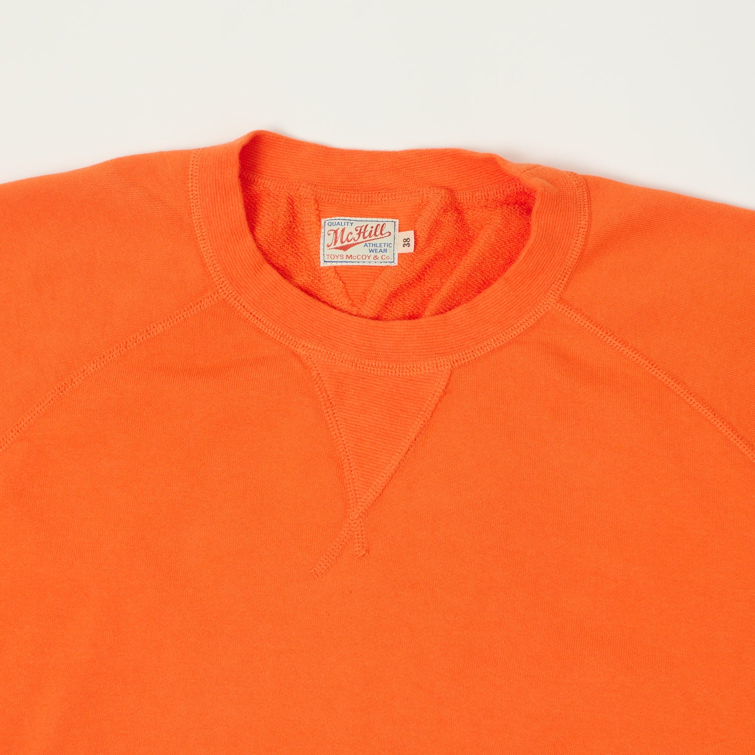 TOYS McCOY Short Sleeve Military Sweatshirt - Orange