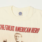 TOYS McCOY Steve McQueen 'The Great American Hero' Tee - Off White