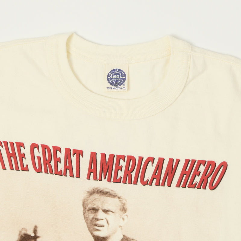 TOYS McCOY Steve McQueen 'The Great American Hero' Tee - Off White