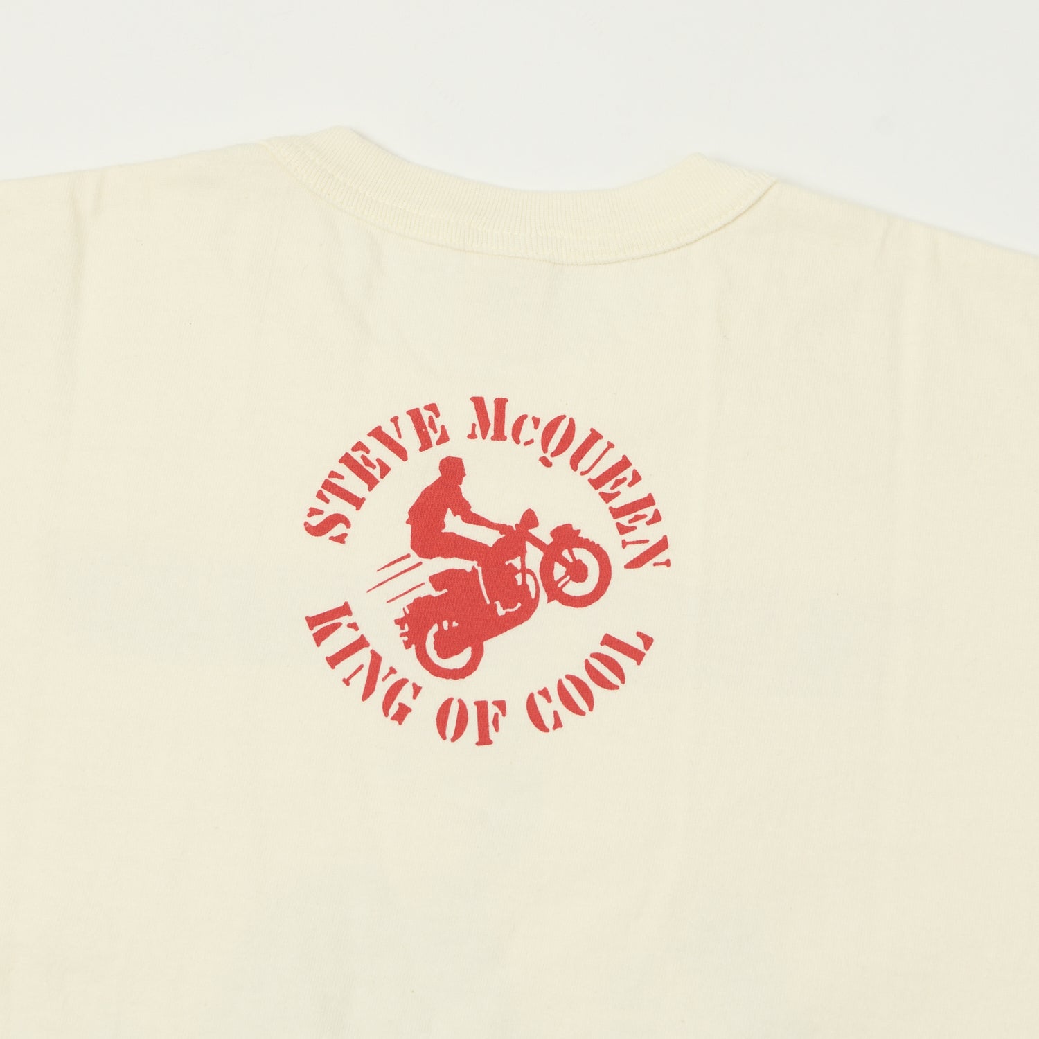 TOYS McCOY Steve McQueen 'The Great American Hero' T-Shirt - Off White