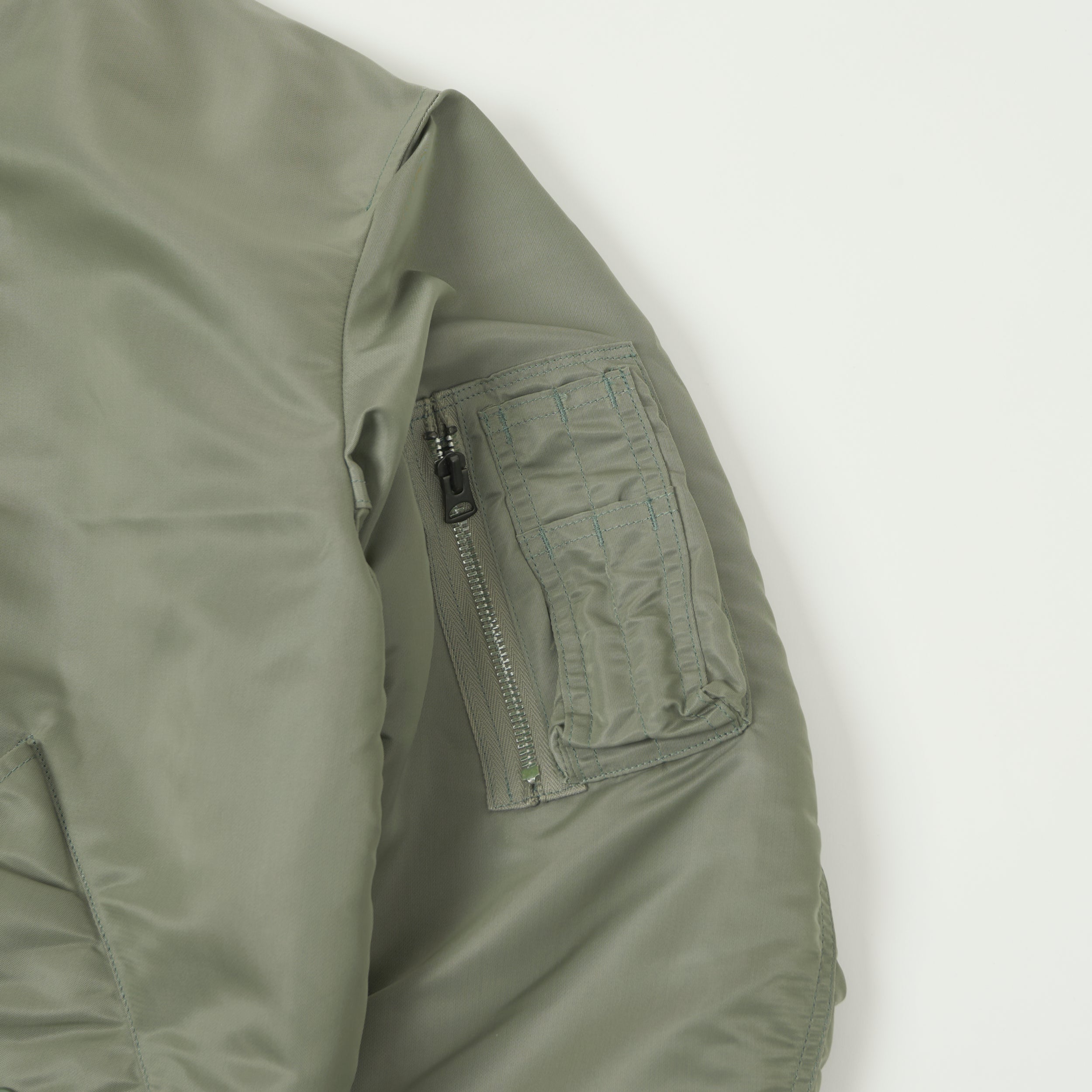 TOYS McCOY Steve Mcqueen Reversible MA-1 Flight Jacket - Sage Green