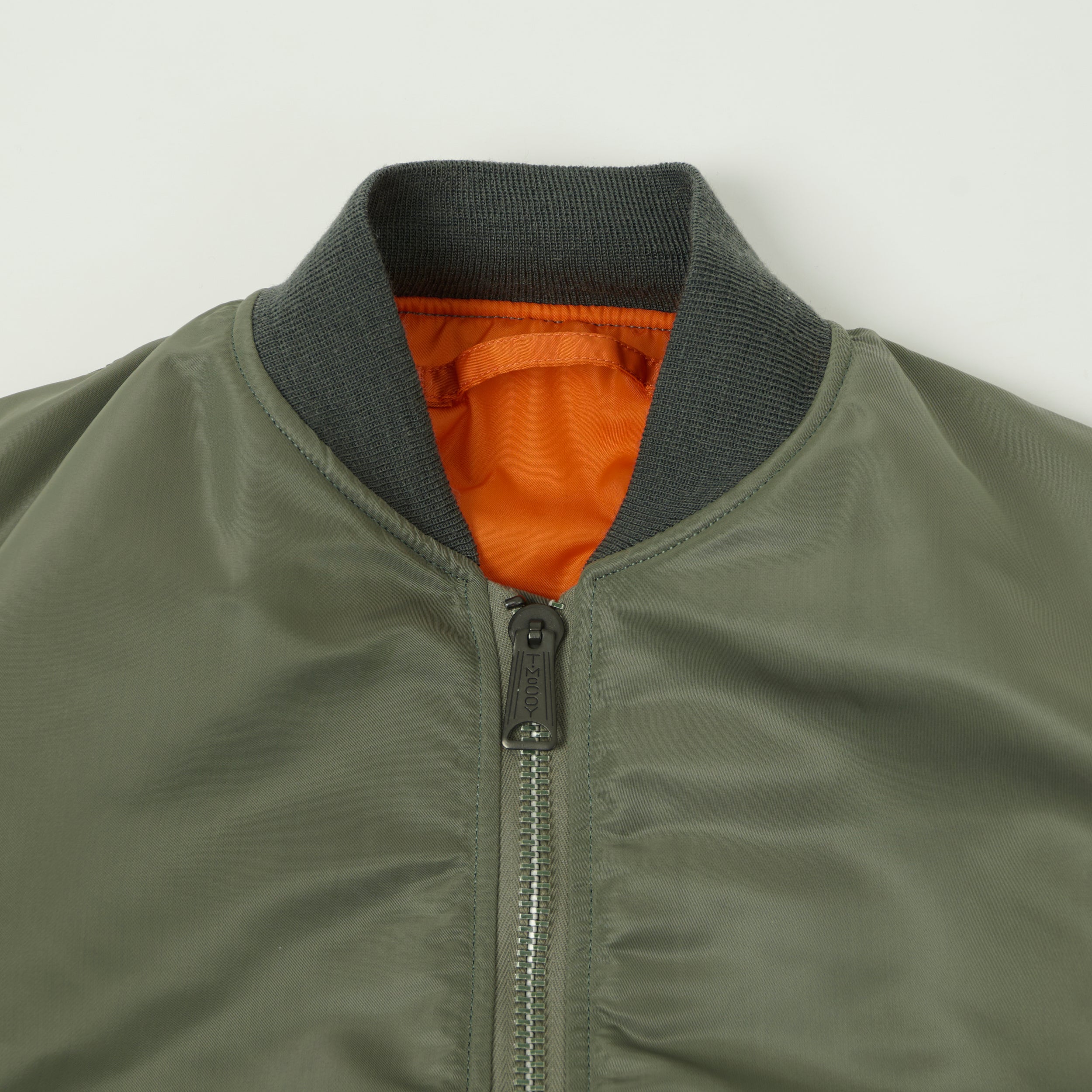 TOYS McCOY Steve Mcqueen Reversible MA-1 Flight Jacket - Sage